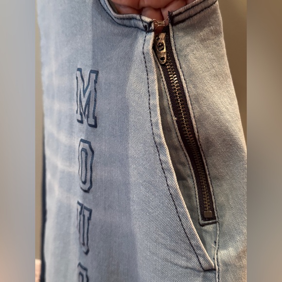 Disney Park HER UNIVERSE Mickey Mouse two tone denim Overall Dress size XL EUC - Picture 15 of 15